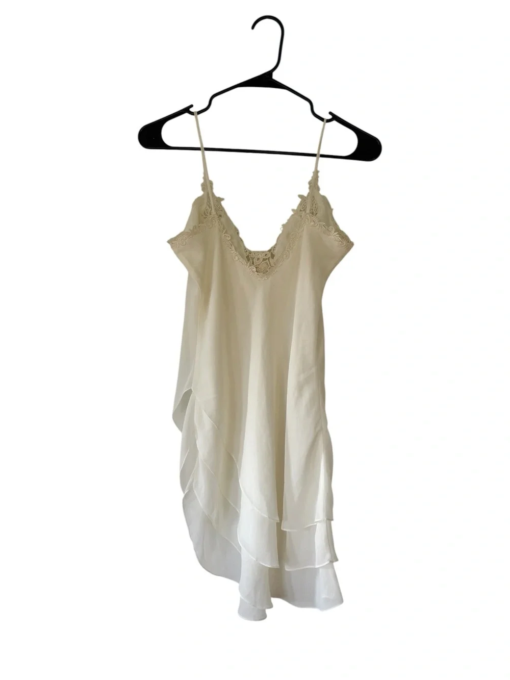 lingerie cacique Lace-Trim Ivory Slip Dress